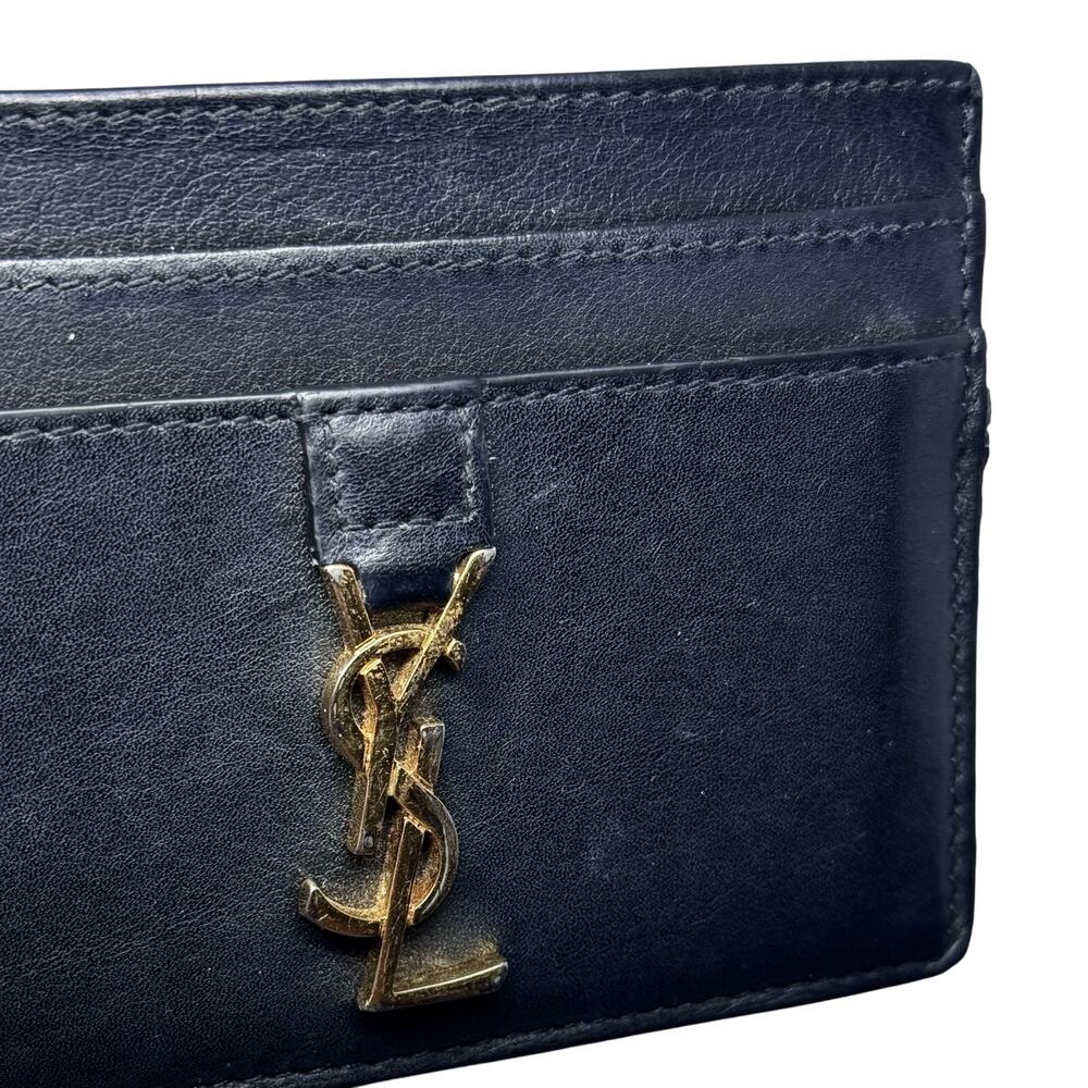 YSL Logo Cardholder Wallet - Picture 12 of 13